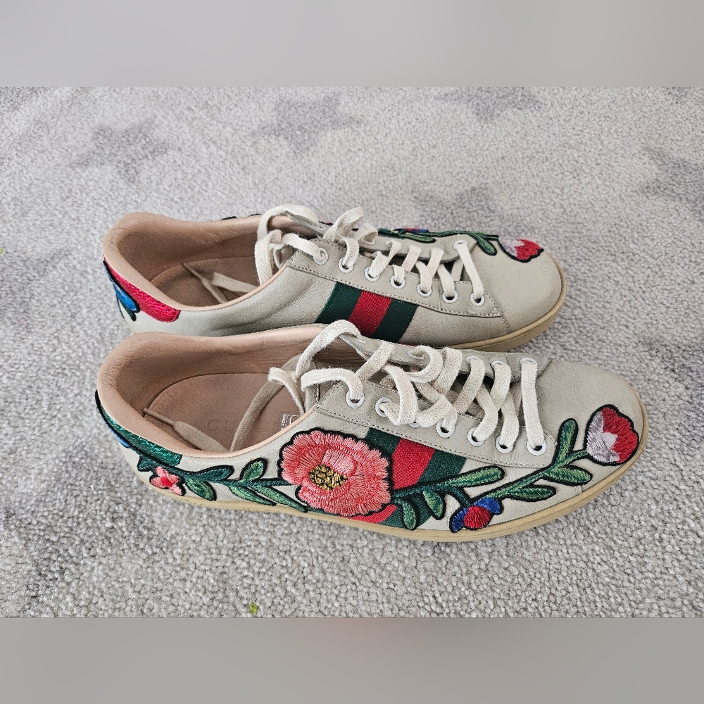 Gucci Embroided Sneakers